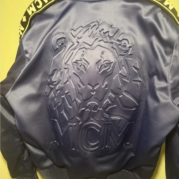MCM Satin Blue Jacket